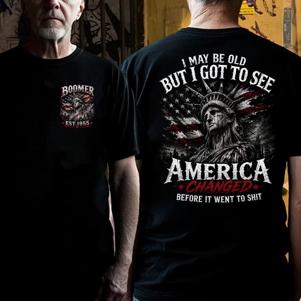 🦅 Custom Year "I MAY BE OLD BUT I GOT TO SEE AMERICA" Full Collection T-Shirts, Sweatshirts, Hoodies & Tank Tops