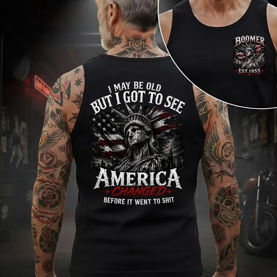 🦅 Custom Year "I MAY BE OLD BUT I GOT TO SEE AMERICA" Full Collection T-Shirts, Sweatshirts, Hoodies & Tank Tops