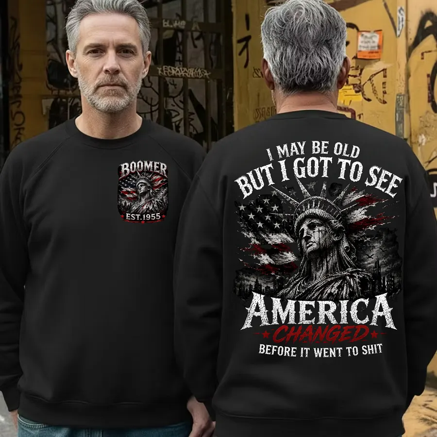 🦅 Custom Year "I MAY BE OLD BUT I GOT TO SEE AMERICA" Full Collection T-Shirts, Sweatshirts, Hoodies & Tank Tops