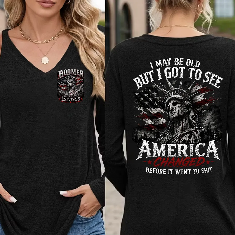 🦅 Custom Year "I MAY BE OLD BUT I GOT TO SEE AMERICA" Full Collection T-Shirts, Sweatshirts, Hoodies & Tank Tops