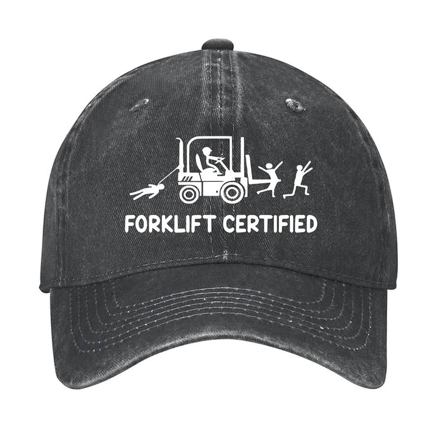 Forklift Certified Funny Warehouse Worker Hat