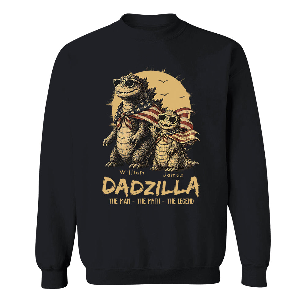 Custom Dadzilla The Man The Myth The Legend Shirt , Gifts For Father Day