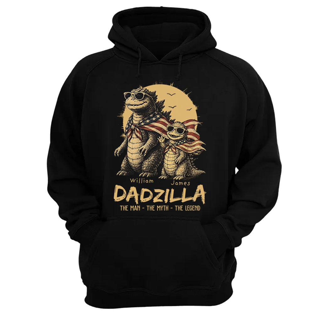 Custom Dadzilla The Man The Myth The Legend Shirt , Gifts For Father Day