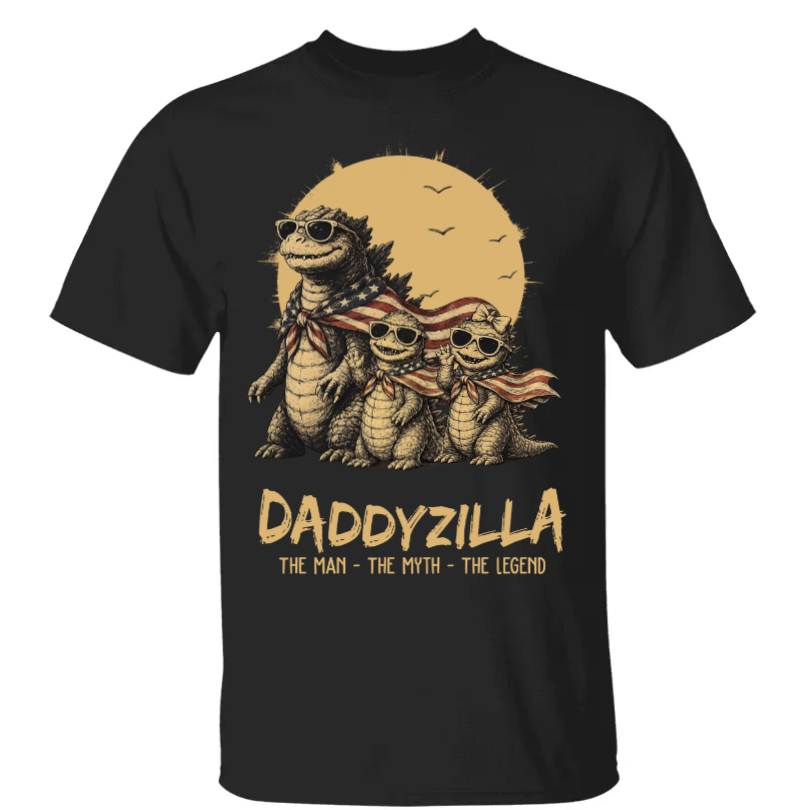 Custom Dadzilla The Man The Myth The Legend Shirt , Gifts For Father Day
