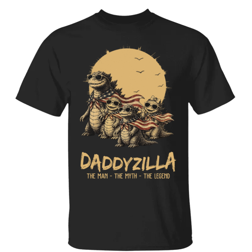 Custom Dadzilla The Man The Myth The Legend Shirt , Gifts For Father Day