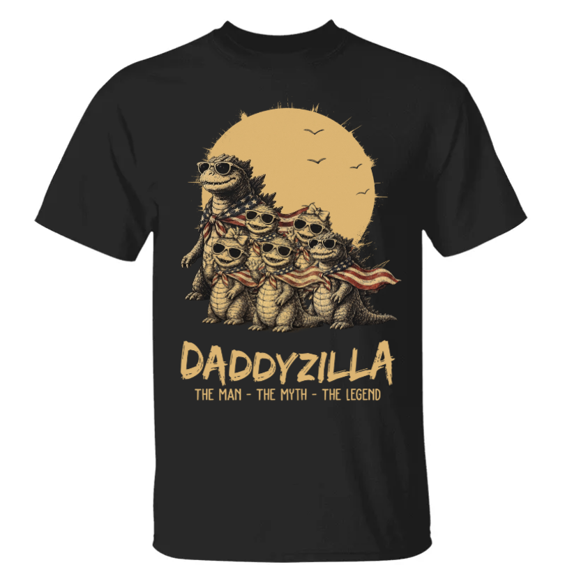 Custom Dadzilla The Man The Myth The Legend Shirt , Gifts For Father Day