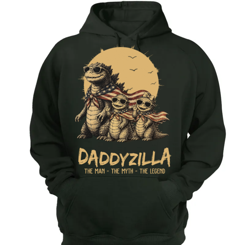 Custom Dadzilla The Man The Myth The Legend Shirt , Gifts For Father Day