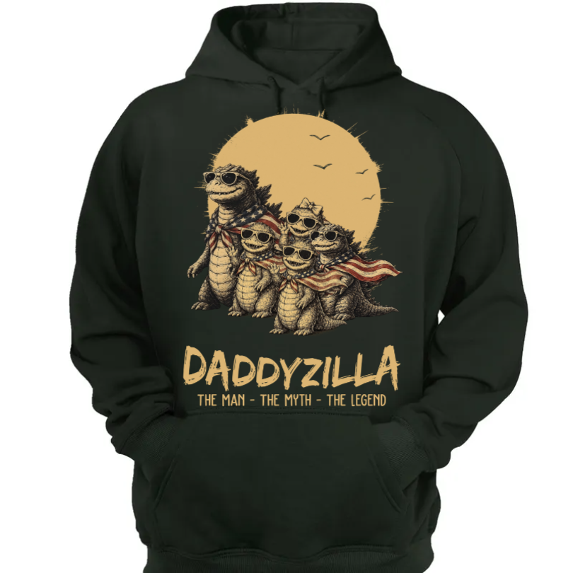 Custom Dadzilla The Man The Myth The Legend Shirt , Gifts For Father Day