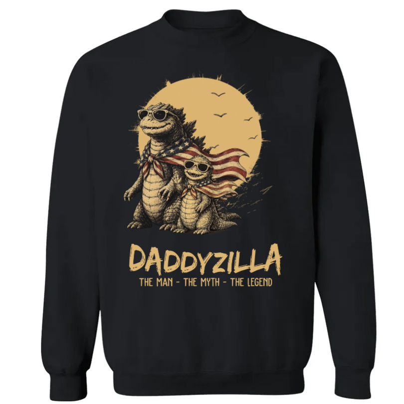 Custom Dadzilla The Man The Myth The Legend Shirt , Gifts For Father Day