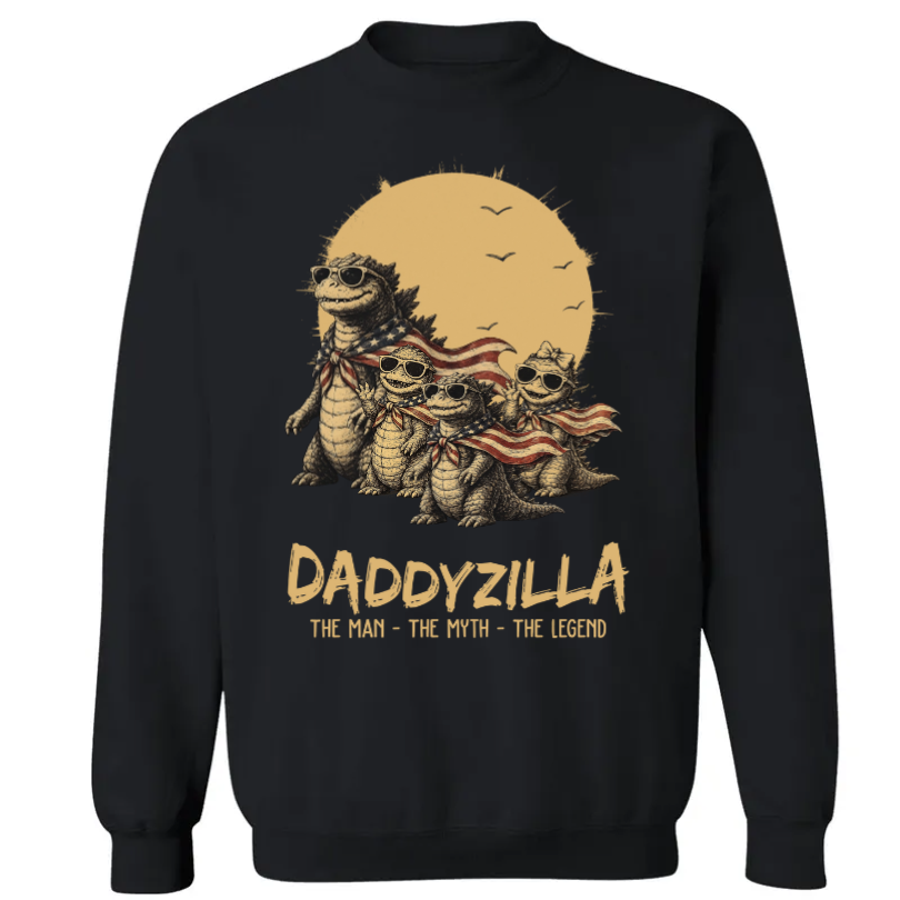 Custom Dadzilla The Man The Myth The Legend Shirt , Gifts For Father Day