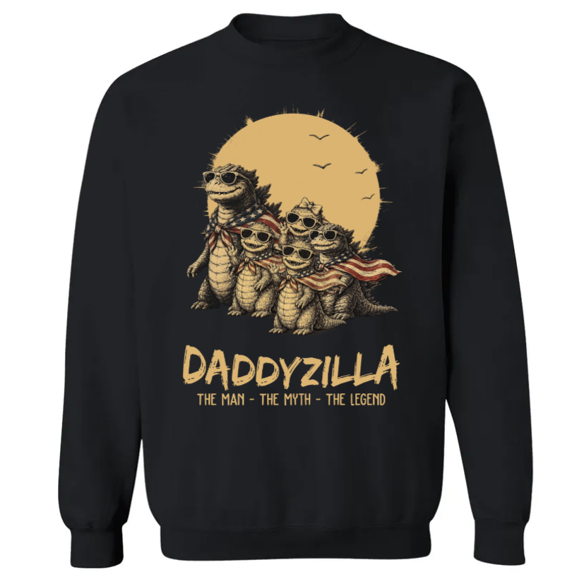 Custom Dadzilla The Man The Myth The Legend Shirt , Gifts For Father Day