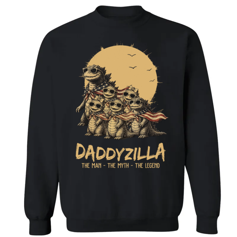 Custom Dadzilla The Man The Myth The Legend Shirt , Gifts For Father Day