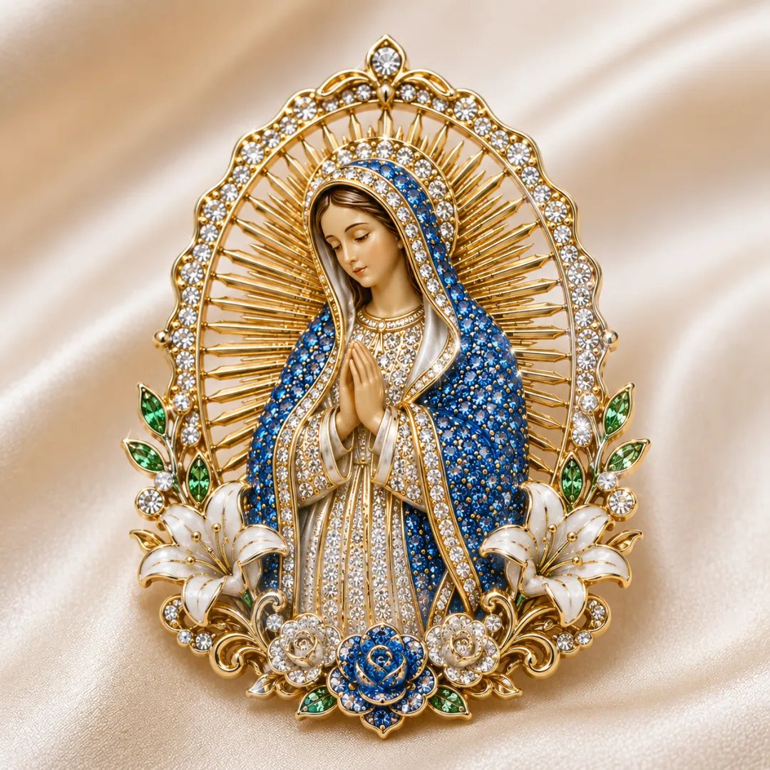 ❤️Last Day 49% OFF🙏 Sacred Heart of Jesus Brooch