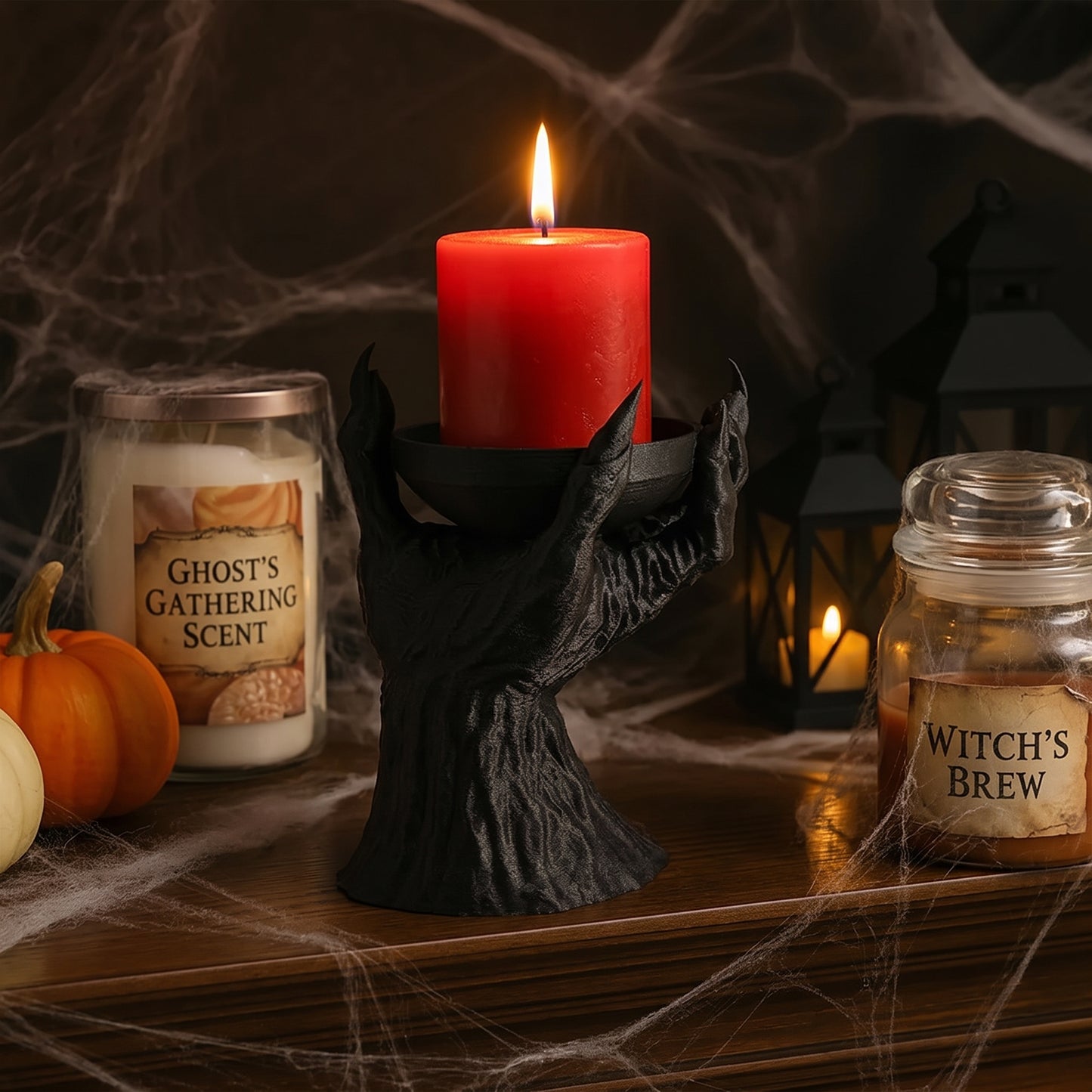 Monster Claw Candle Holder – Gothic Halloween Decor