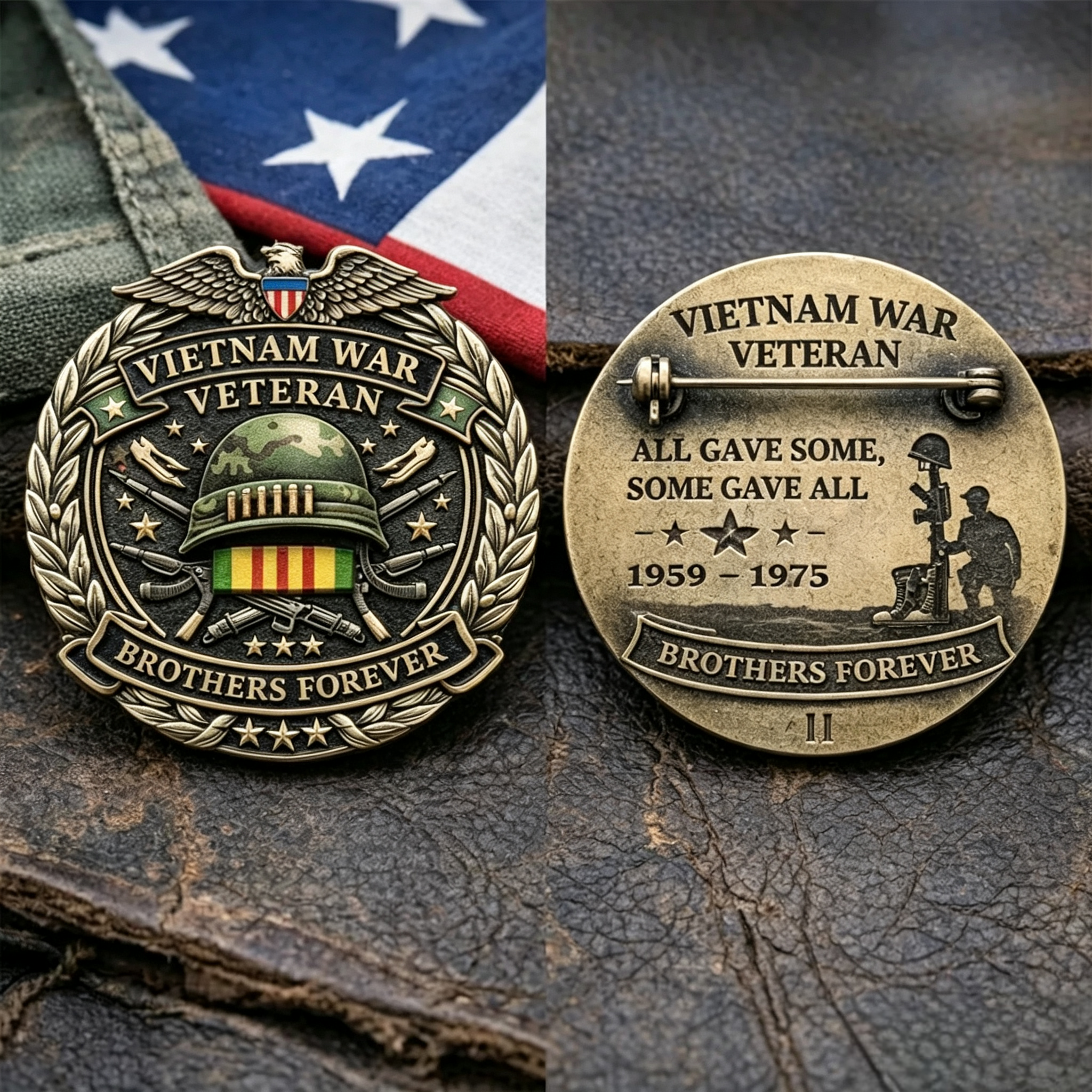 🦅LAST DAY 50% OFF - 🎖️Vietnam Veteran Honor Commemorative Pin