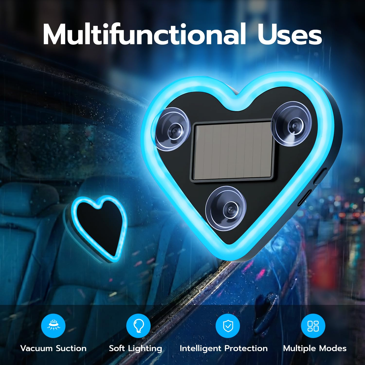 Eternal Heart Solar Décor☀️🚗