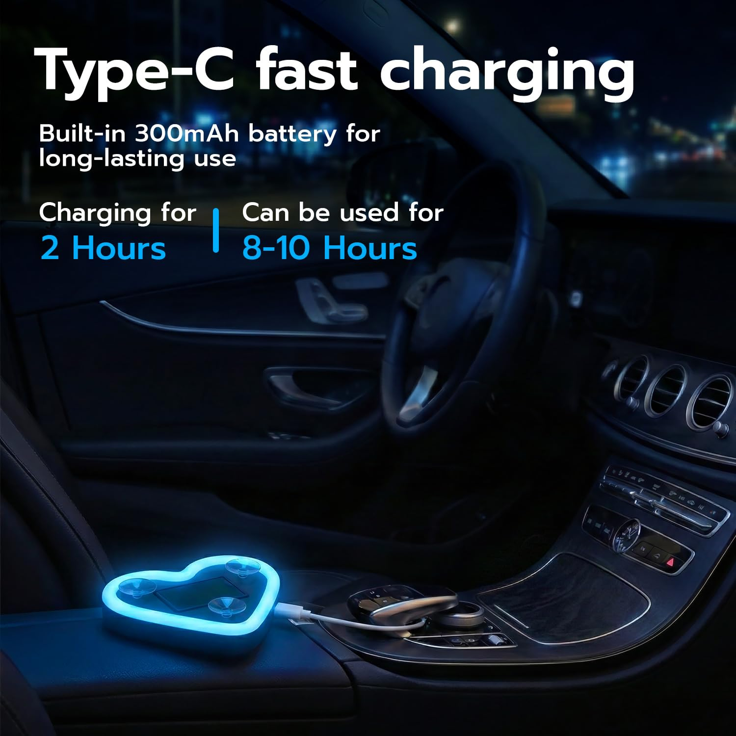 Eternal Heart Solar Décor☀️🚗