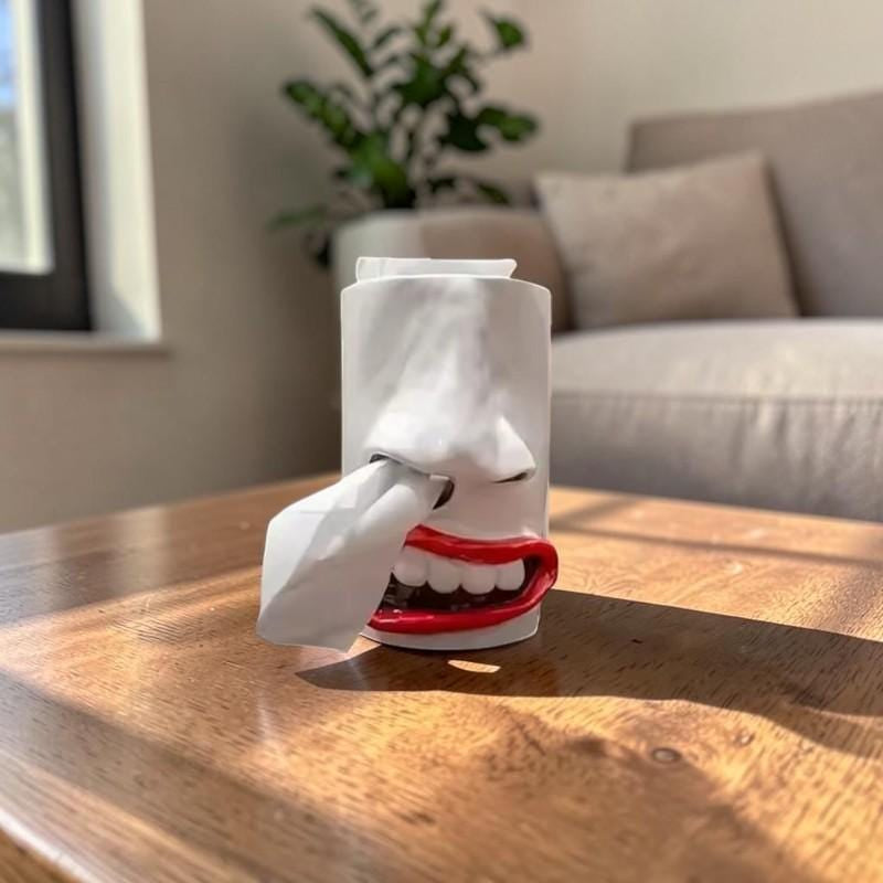 Creative Nose Picking Resin Tissue Box🤣👃
