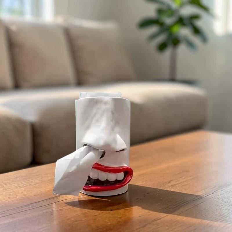 Creative Nose Picking Resin Tissue Box🤣👃