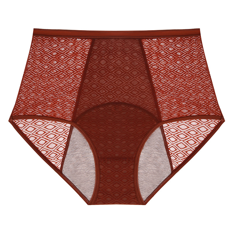 Large Size High Waist Thin Breathable Leak Proof Period Panties