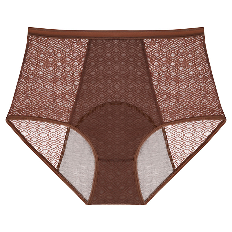 Large Size High Waist Thin Breathable Leak Proof Period Panties