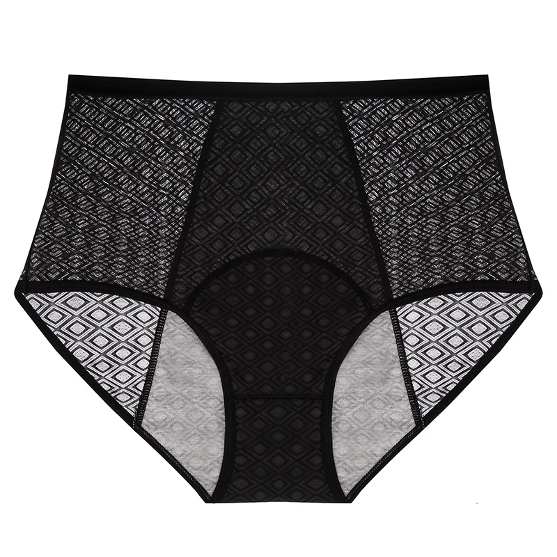 Large Size High Waist Thin Breathable Leak Proof Period Panties