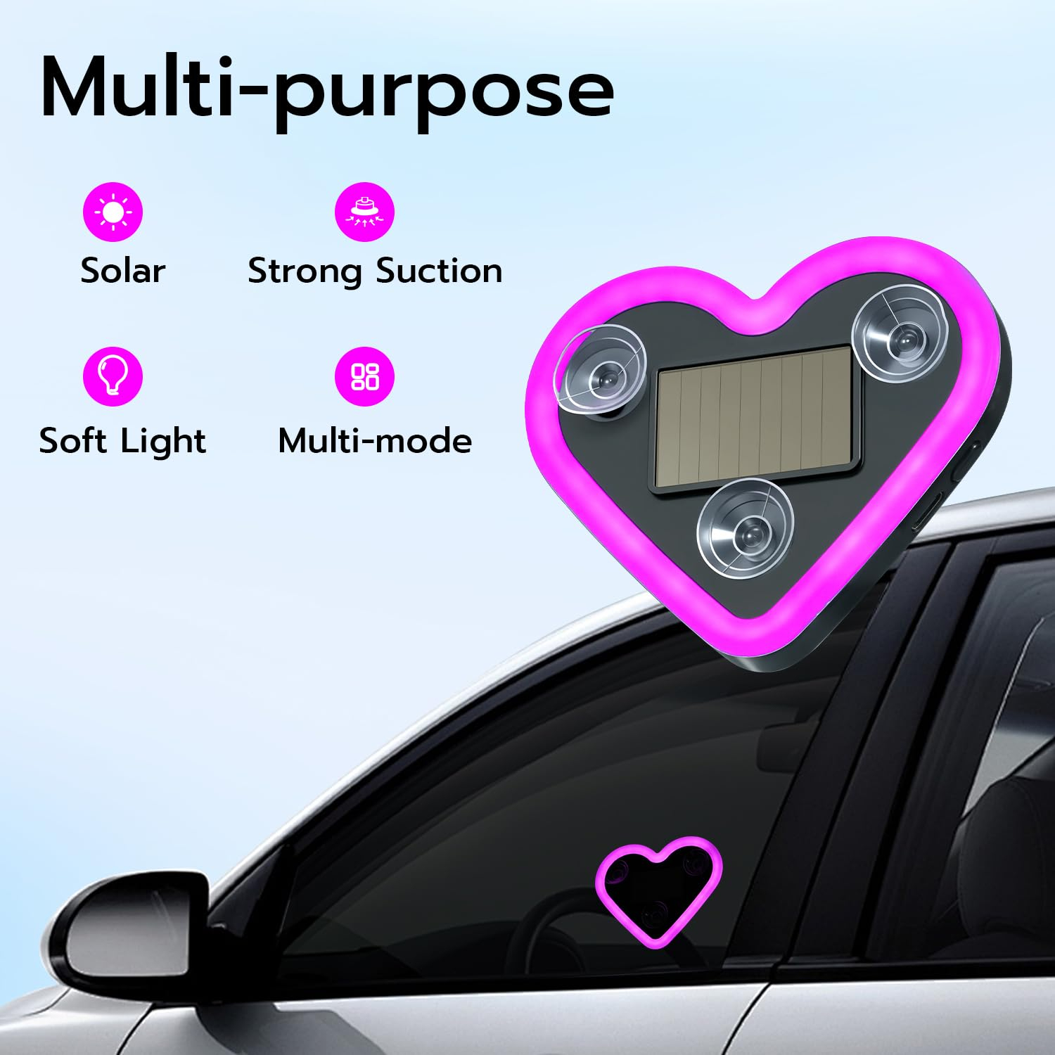 Eternal Heart Solar Décor☀️🚗