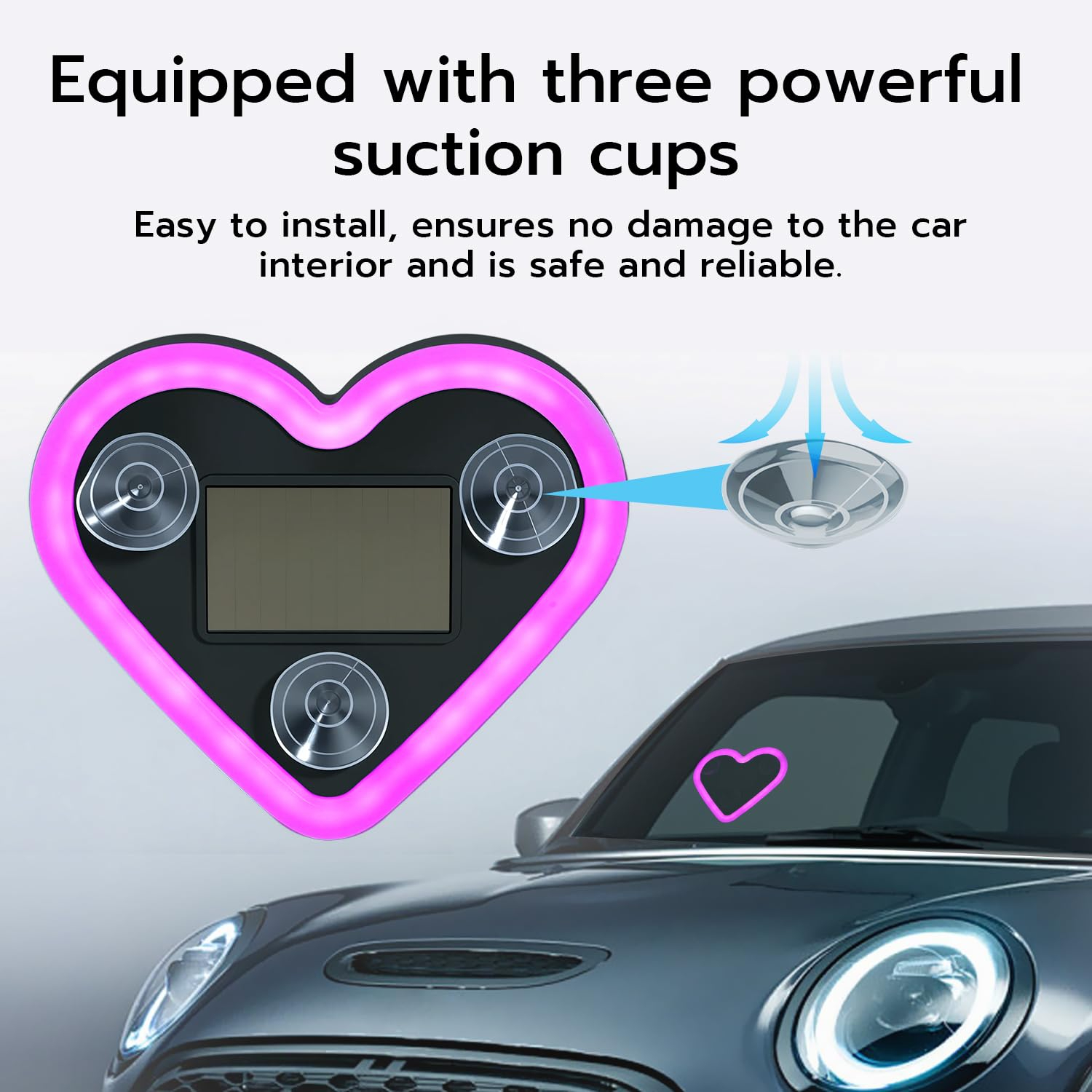 Eternal Heart Solar Décor☀️🚗