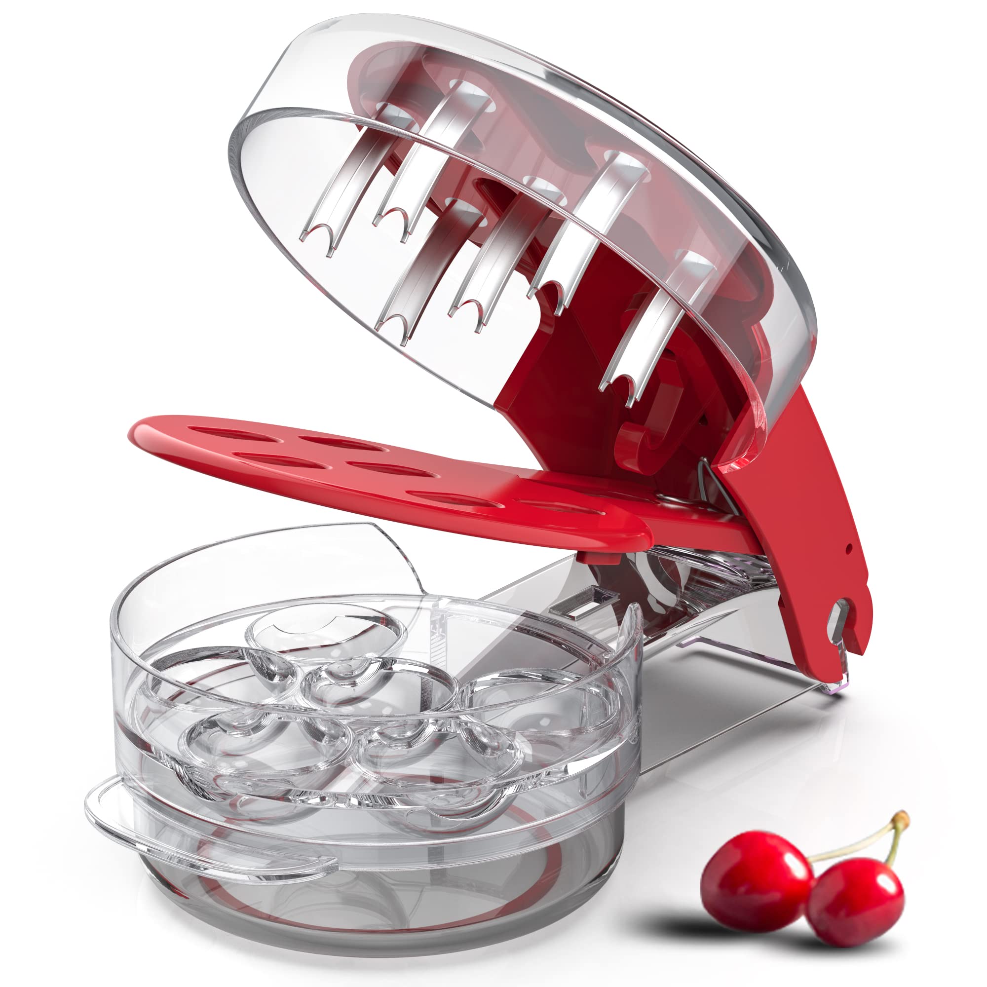 🍒Cherry Pitter Tool Corer ,Stainless Steel(Anti-juice Splash)