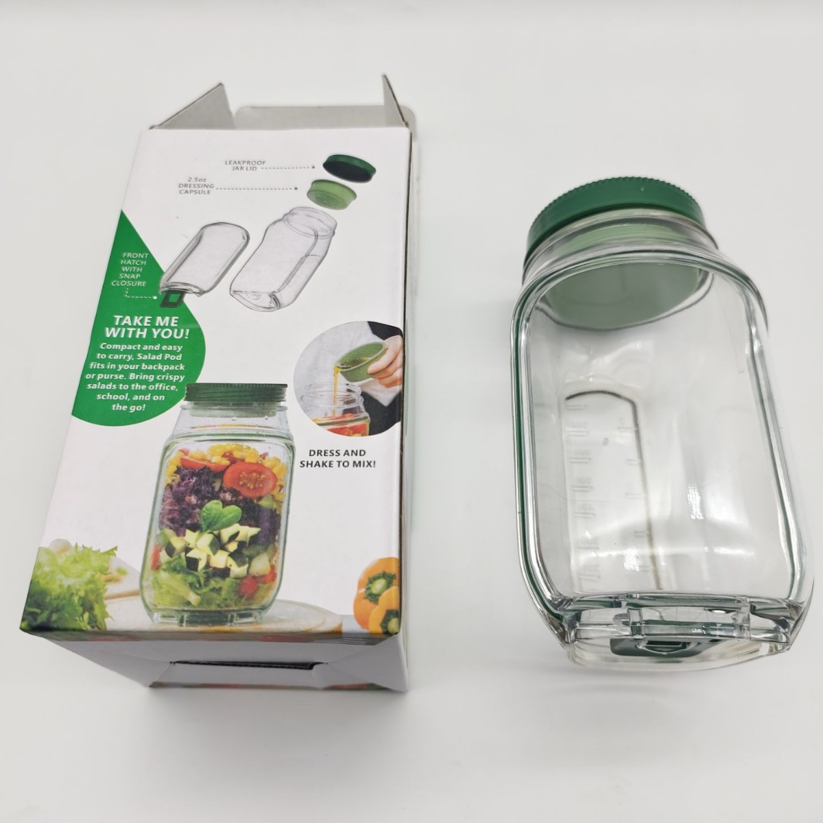 Portable salad box