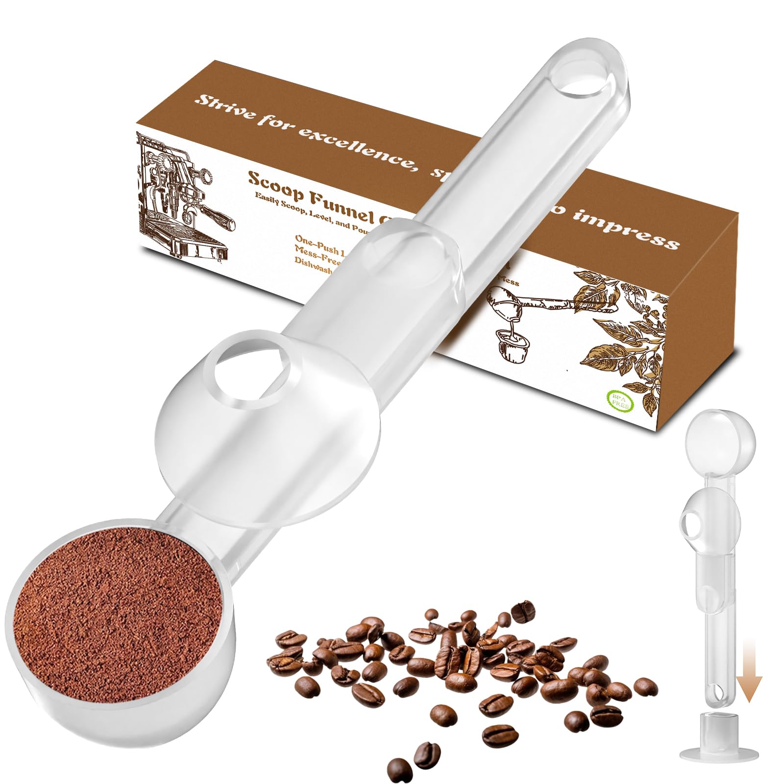 Mess-Free Funnel Scoop