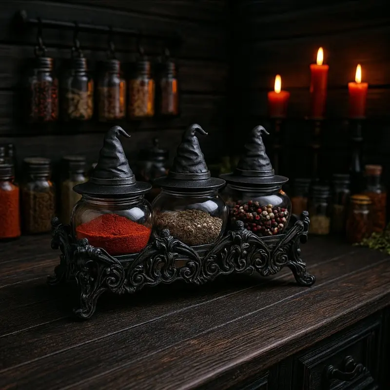✨Handmade Wizard Frog Spice Jar🐸