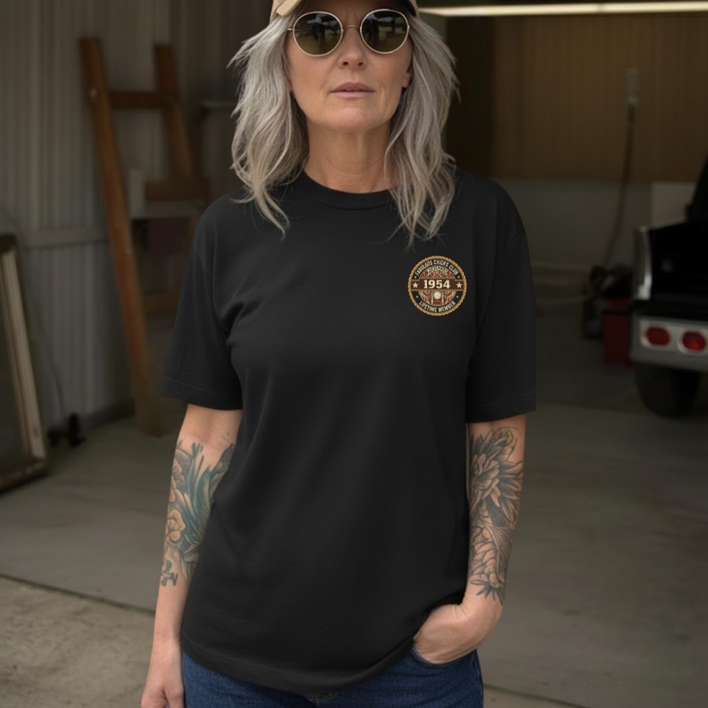 Still Kicking & Fabulous: Lifetime Member Attitude Custom Year Of Birth Women's V-neck long sleeve, V-neck, Sweatshirt, Hoodie