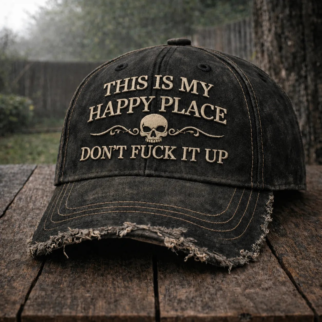 🔥Last Day 50% OFF 💀🔧"This Is My Happy Place" Vintage Cap