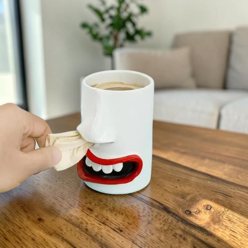 Creative Nose Picking Resin Tissue Box🤣👃