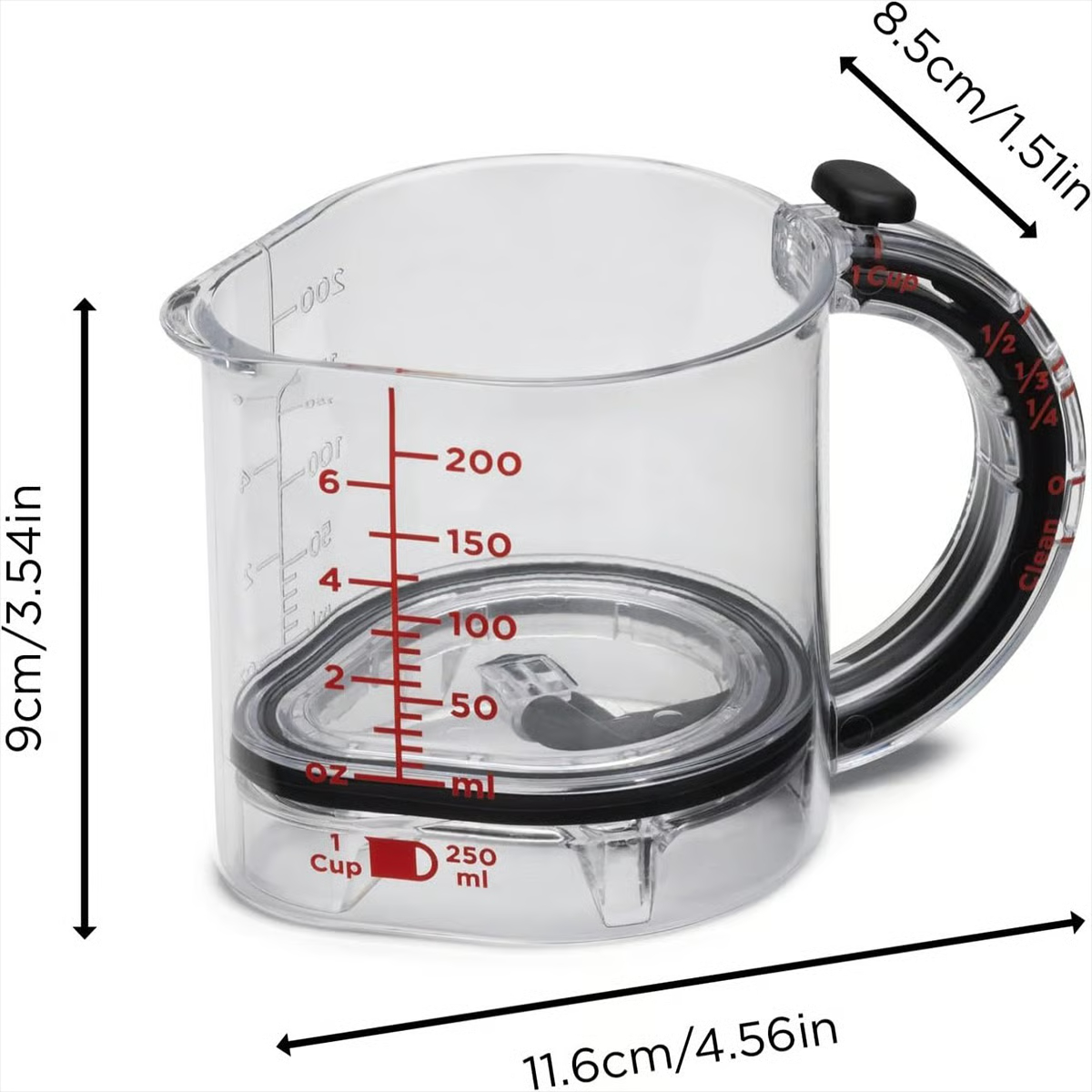 ✨All-in-one adjustable measuring cup
