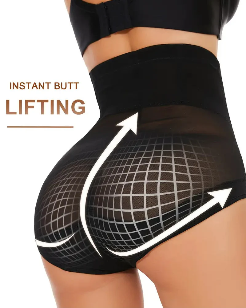 Women'S High-Waisted Shapewear Panties(3 pcs)