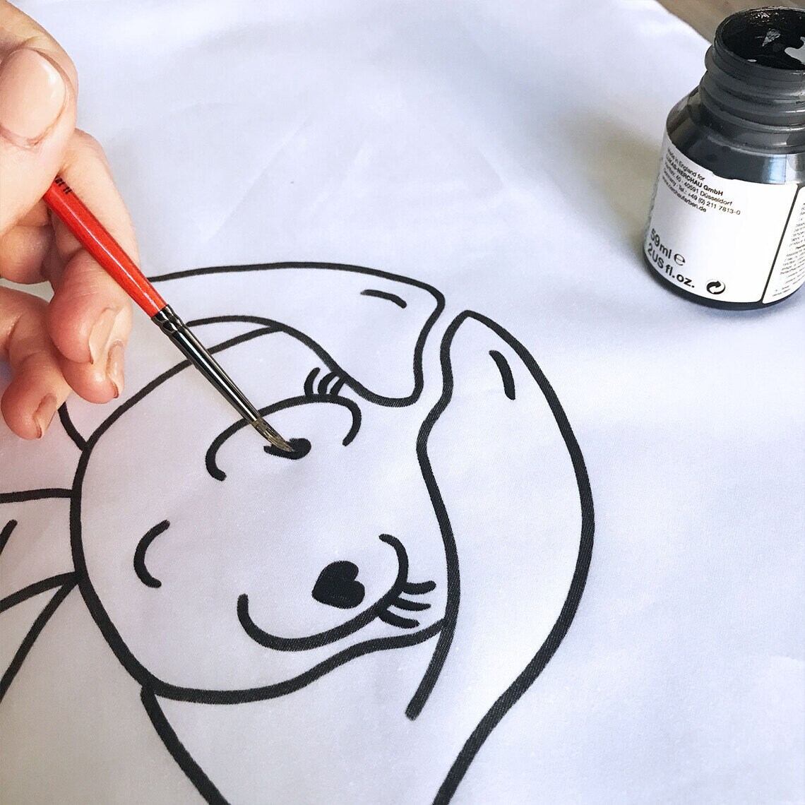 Personalized Couple Pillowcases, His and Her, Handmade Cotton Anniversary Gift (Set of 2)