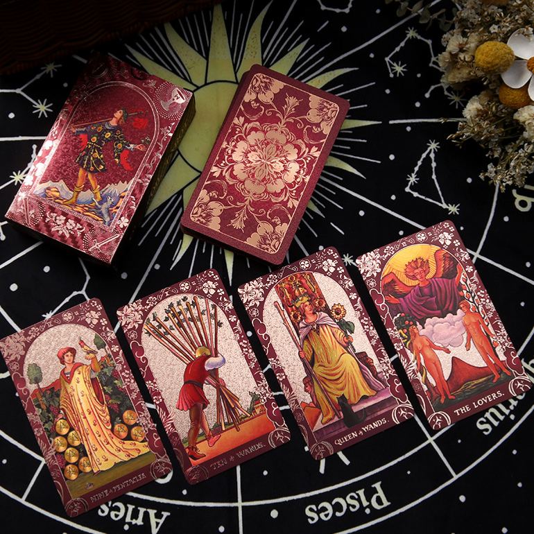 🔮Tarot Card Set✨Complete Guide Book & Velvet Pouch🎴📖