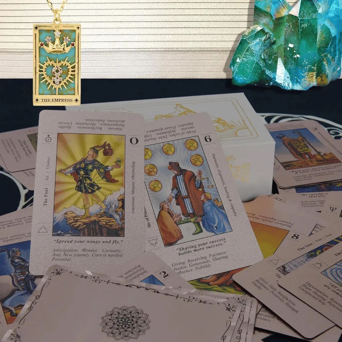 🔮Tarot Card Set✨Complete Guide Book & Velvet Pouch🎴📖