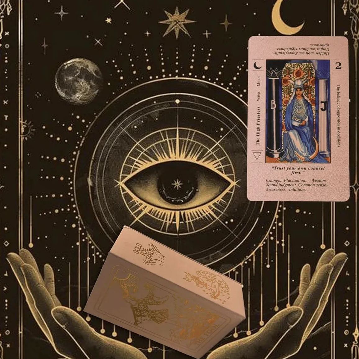 🔮Tarot Card Set✨Complete Guide Book & Velvet Pouch🎴📖