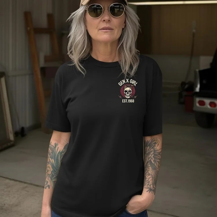 Gen X Girl Graphic Tee - "We Aren't Swearing, This Is How We Talk" T-Shirt Women's V-neck long sleeve, V-neck,tank