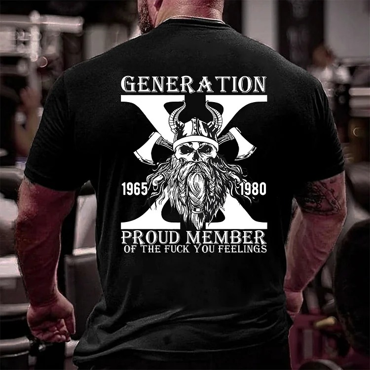 The Ture FAFO Generation X Skull Double-Sided Custom Shirt, Proud Member Of The Fuck You Feelings Sweatshirt