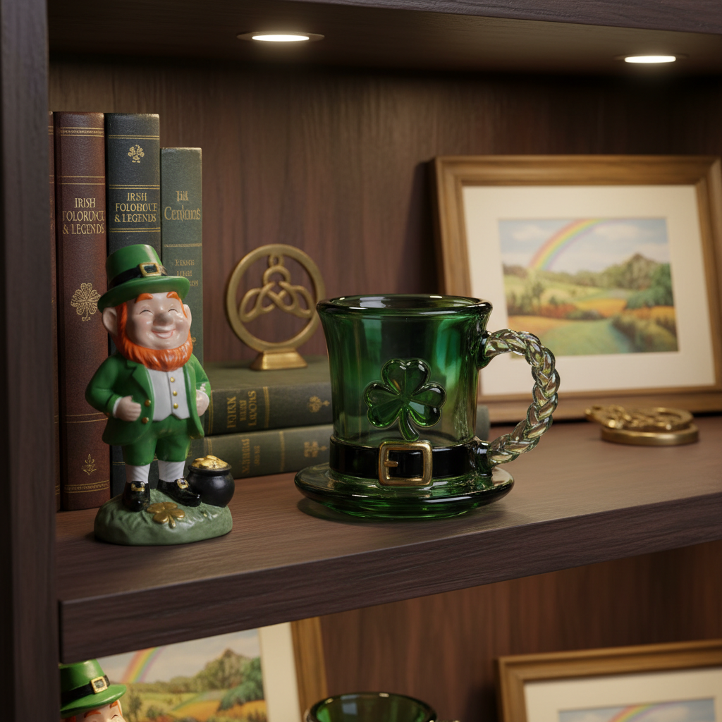 St. Patrick’s Day Leprechaun Hat Glass Mug