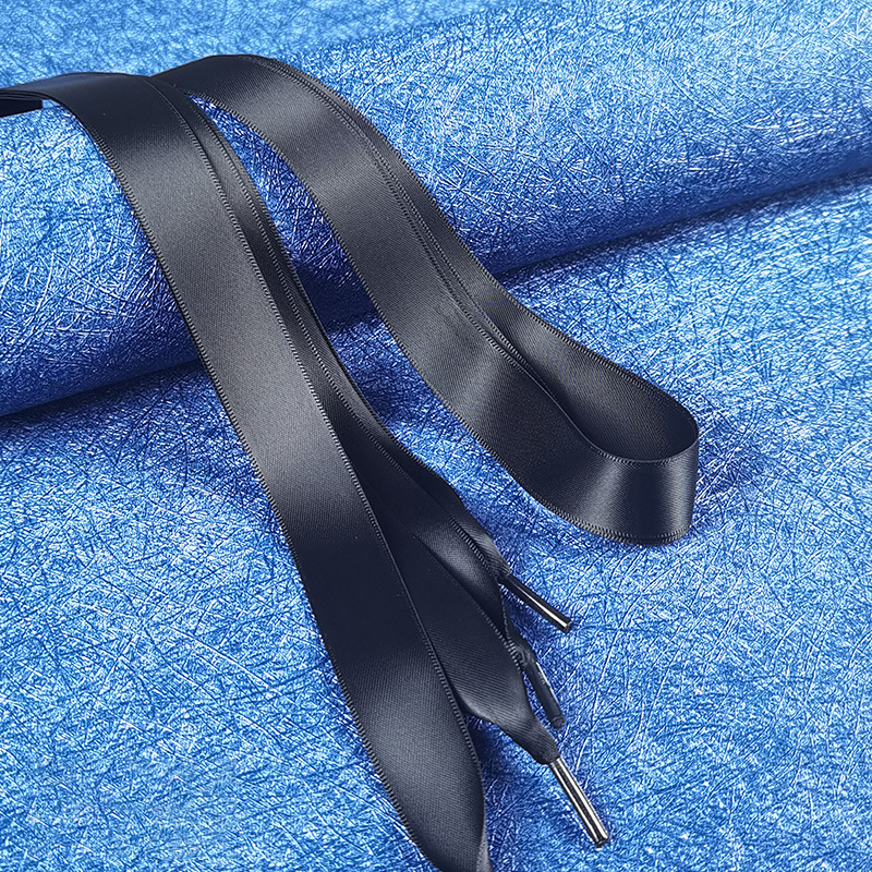 Flat Satin Ribbon Shoelaces – 2cm Wide 33 Colors Versatile Smooth Polyester Laces for All Footwear