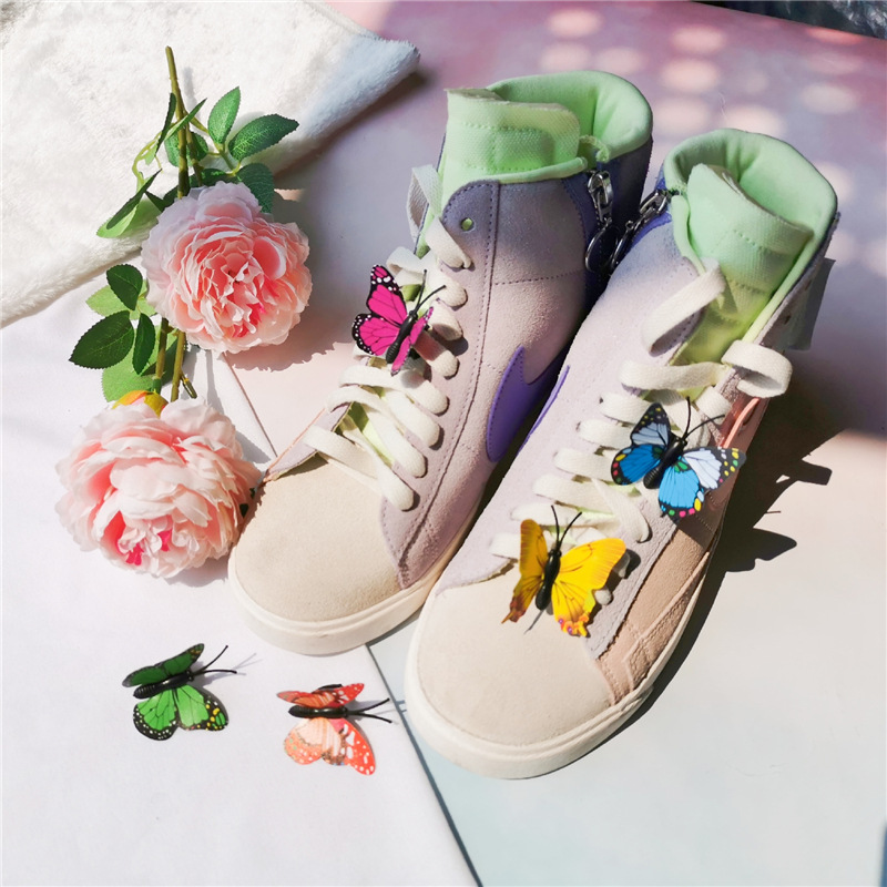 Butterfly shoelace charms, canvas shoe buckle shoe flower
