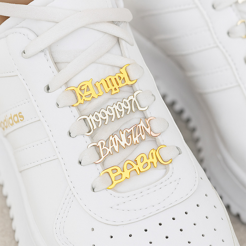 Custom Name Shoelace Charm - Personalized Sneaker Charm for Jordan & Air Force Enthusiasts | Best Gift for Him and Her