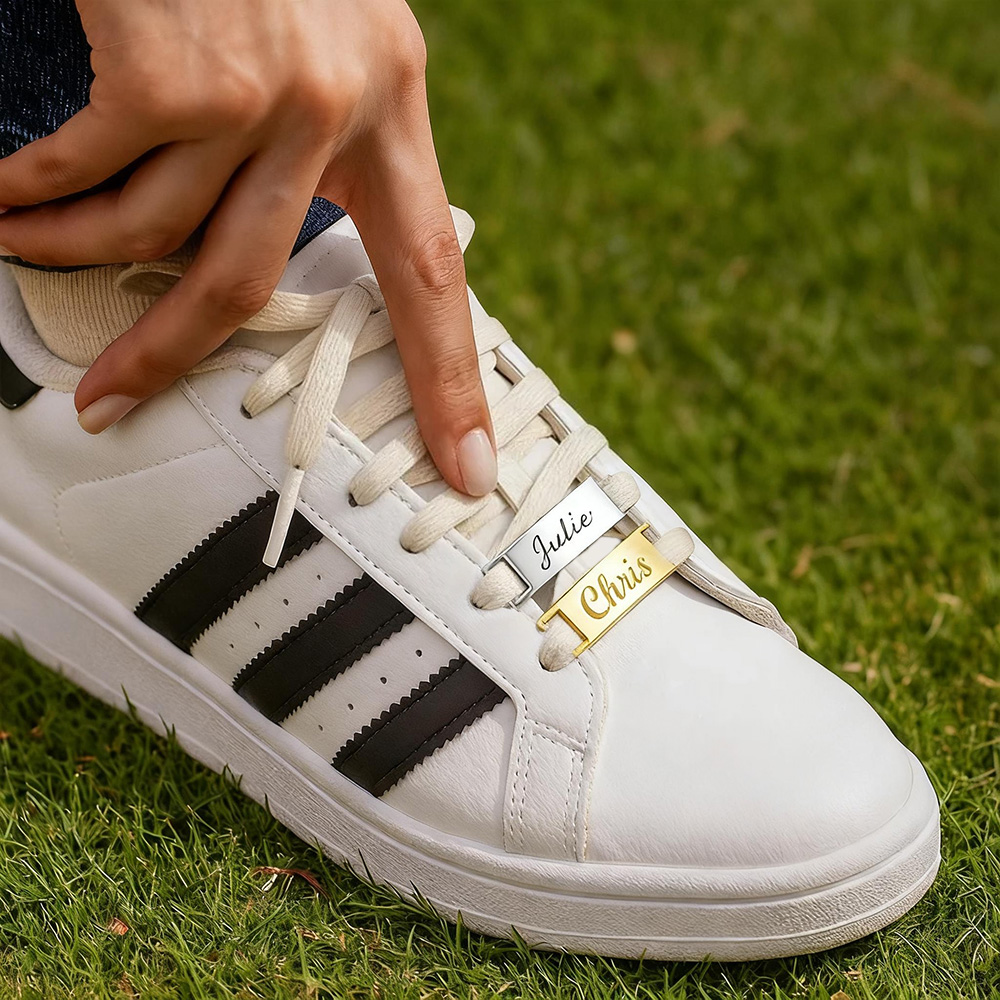 Personalized Shoelace Charms, Personalized Air Force Charm, Custom Name Lace Charm