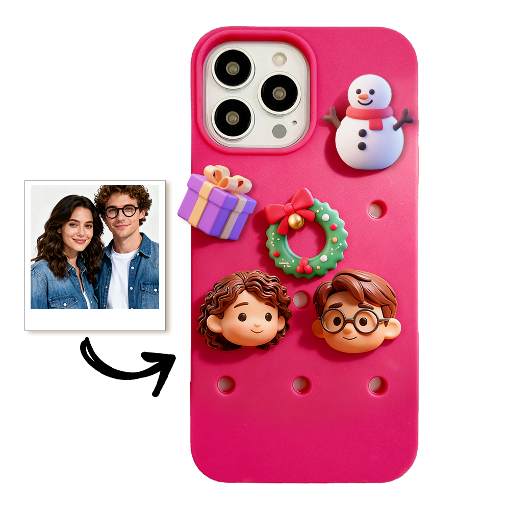 3D Loved One Custom Phone Charm for Holey Phone Cases - Wear Your Affection Close