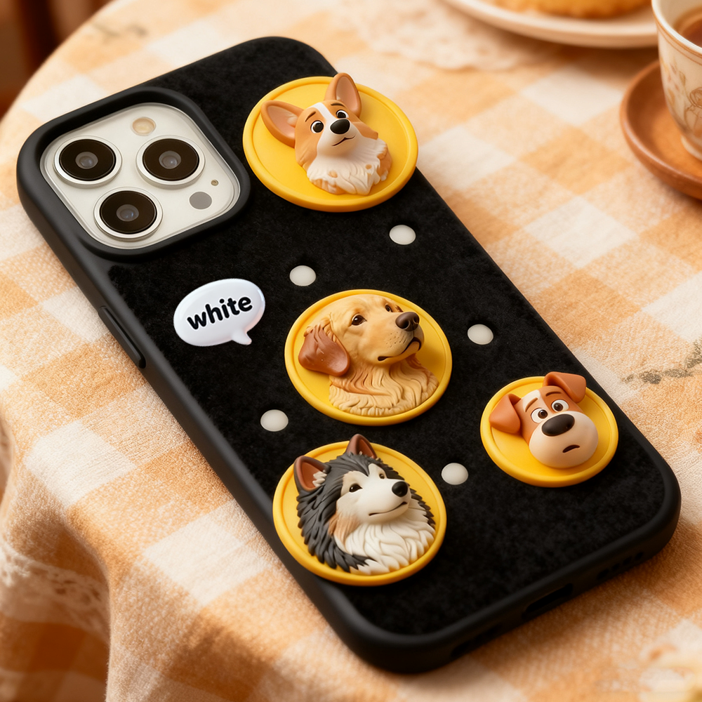 3D Canine Companion Custom Phone Charm for Holey Phone Cases - Celebrate Your Pup
